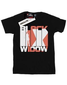 Marvel Heren Black Widow Movie Bars Logo T-shirt