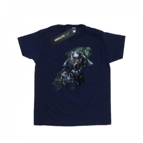 Marvel Heren Black Panther Wild Silhouet T-shirt