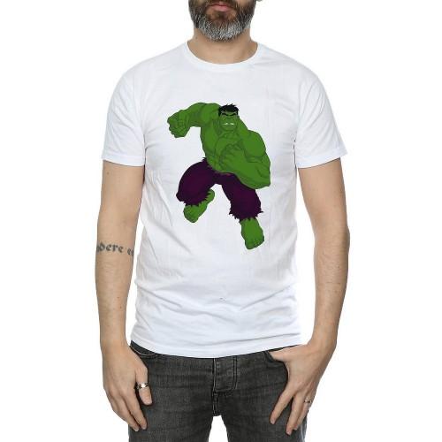 Hulk eenvoudig katoenen T-shirt voor heren