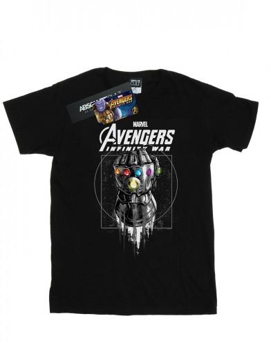 Marvel Heren Avengers Infinity War Gauntlet T-shirt