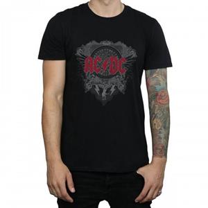 AC/DC katoenen T-shirt met zwart ijslogo voor heren