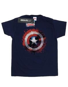 Marvel Heren Avengers Captain America Art Shield T-shirt