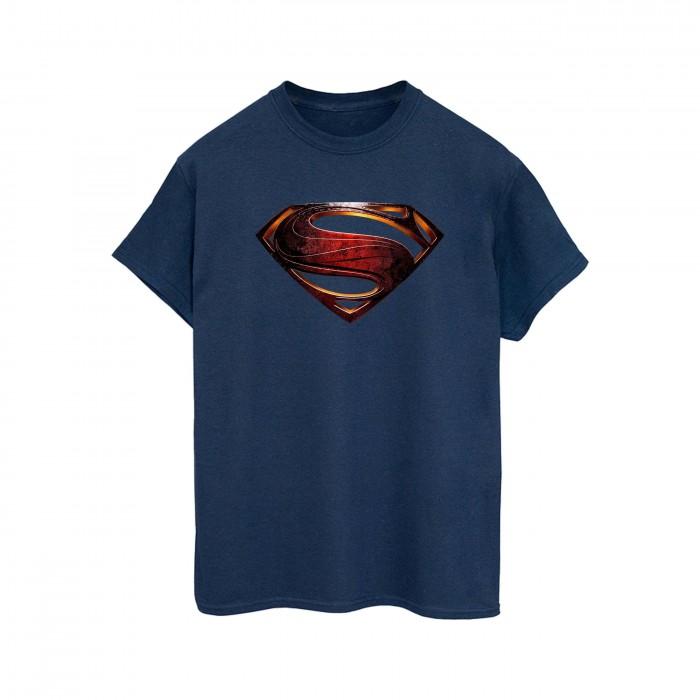 Superman Katoenen T-shirt met -logo voor heren