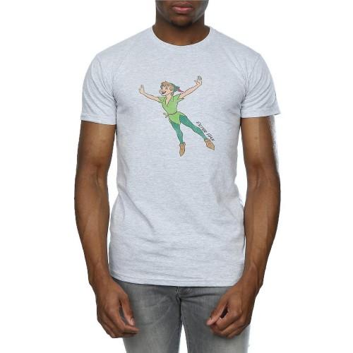 Peter Pan Klassiek Flying Heather T-shirt voor heren
