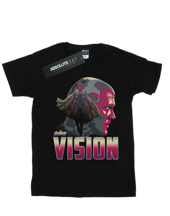 Marvel Heren Avengers Infinity War Vision karakter T-shirt