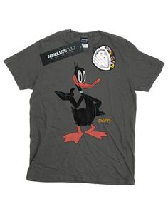 Looney Tunes Heren Daffy Duck Distressed T-shirt