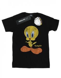Looney Tunes Heren Tweety Pie Distressed T-shirt