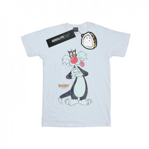Looney Tunes Heren Sylvester Distressed T-shirt