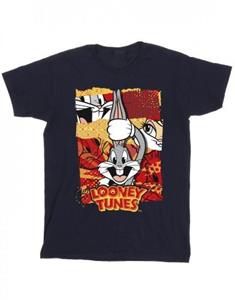 Looney Tunes Heren Bugs Rabbit Comic Nieuwjaar T-shirt