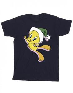 Looney Tunes Heren Tweety kerstmuts T-shirt
