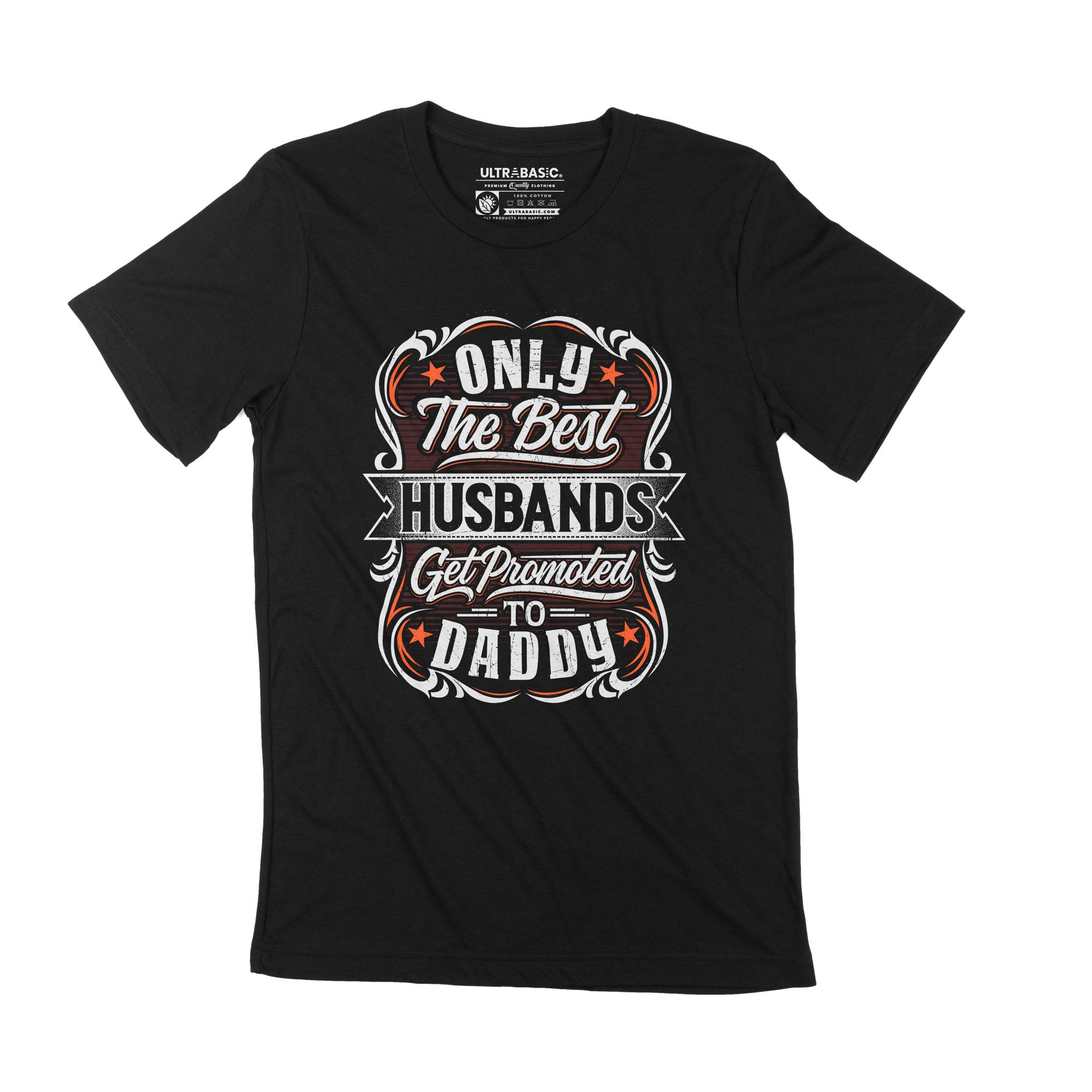 Ultrabasic Heren T-Shirt Alleen Beste Echtgenoten Krijgen Promotie Daddy Vintage Casual Gift