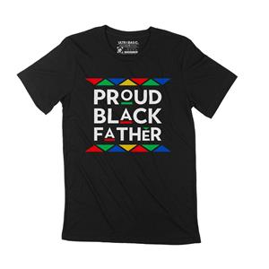 Ultrabasic Grafisch T-shirt voor heren Proud Black Father Black Leader BLM-shirt