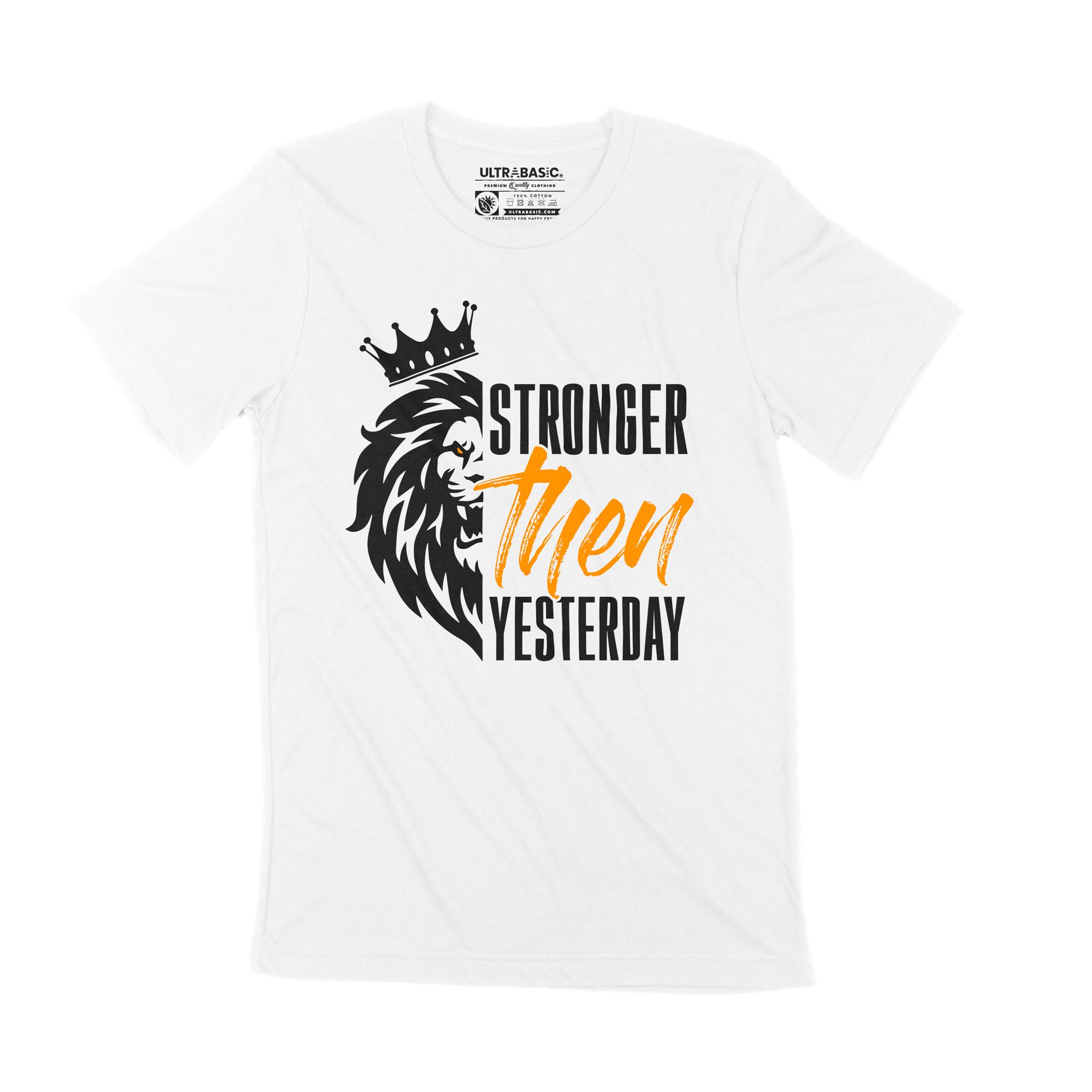 Ultrabasic grafisch T-shirt voor heren, sterker dan gisteren Black Lives Matter BLM-shirt