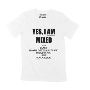 Ultrabasic Heren T-shirt Black Lives Matter Shirt Ja, ik ben gemengd T-shirt Vintage kleding