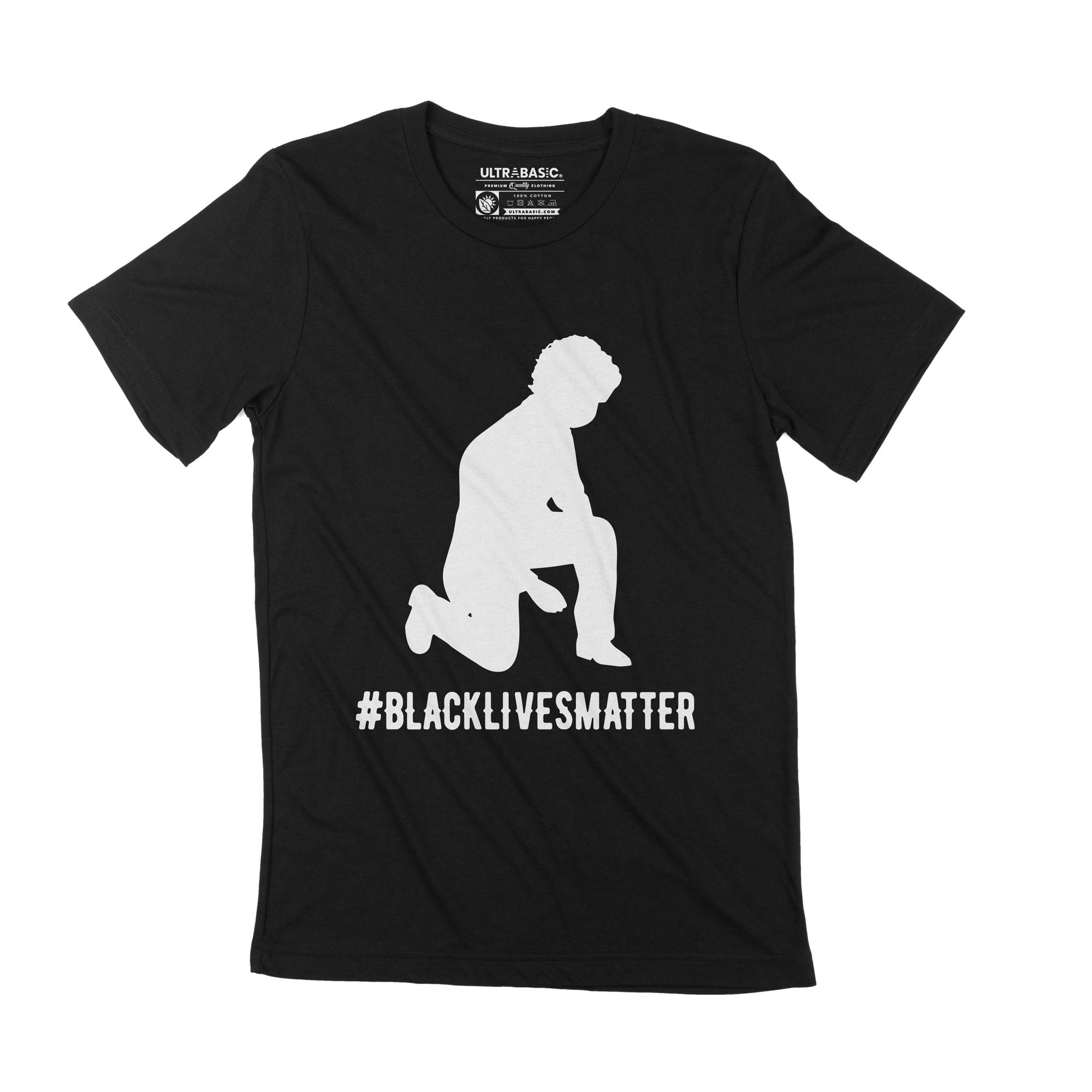 Ultrabasic Heren T-shirt Black Lives Matter BLM Support Graphic Tee