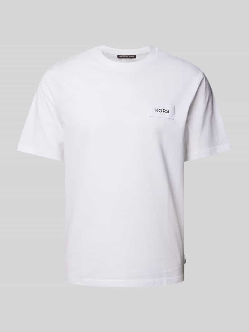 Michael Kors T-shirt met labelpatch