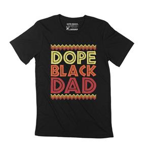 Ultrabasic Heren T-shirt Dope Black Dad BLM Graphic Tee Vader's verjaardagscadeau