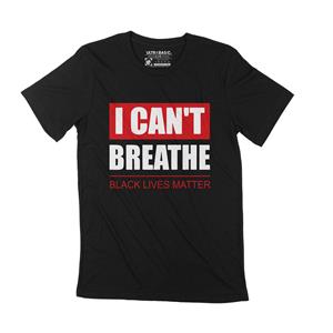 Ultrabasic I Cant Breathe Black Lives Matter Heren T-shirt met korte mouwen Grafisch T-shirt