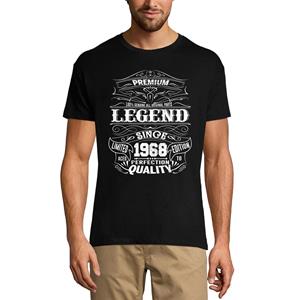 Ultrabasic Heren T-shirt Vintage Premium Legend Sinds 1968 - 52e verjaardagscadeau T-shirt