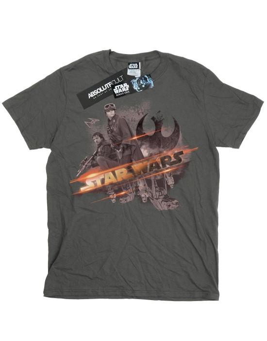 Star Wars Heren Rogue One Rebel Team T-shirt
