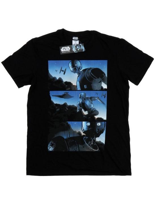 Star Wars heren Rogue One K-2SO strip T-shirt