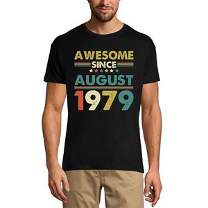 Ultrabasic heren T-shirt geweldig sinds augustus 1979 - cadeau voor 42e verjaardag tee shirt