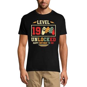 Ultrabasic Heren Gaming T-shirt Niveau 19 Ontgrendeld - Gamer 19e verjaardagscadeau T-shirt