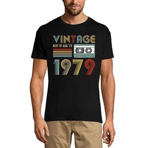 Ultrabasic Heren T-shirt Vintage Beste van Augustus 1979 - Retro 42e Verjaardagscadeau T-shirt