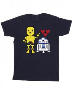 Star Wars heren hart robot T-shirt