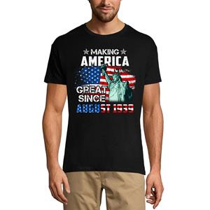 Ultrabasic Heren T-shirt Making America Great Since August 1939 - US Flag 82e verjaardagscadeau T-shirt