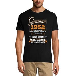 Ultrabasic Heren T-shirt Echte 1952 Limited Edition - Living Legend 69e verjaardagscadeau T-shirt