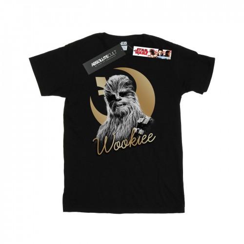 Star Wars Heren het laatste Jedi gouden Chewbacca T-shirt