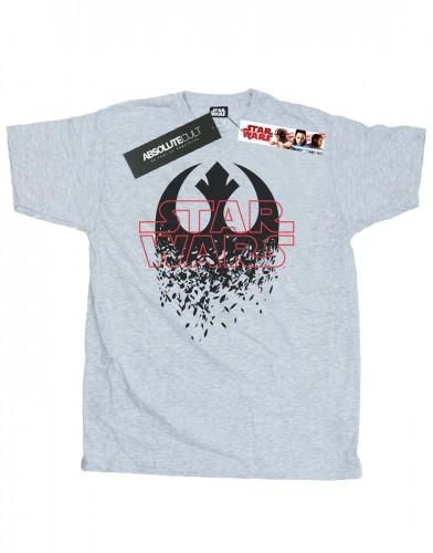 Star Wars heren het laatste Jedi verbrijzelde embleem T-shirt