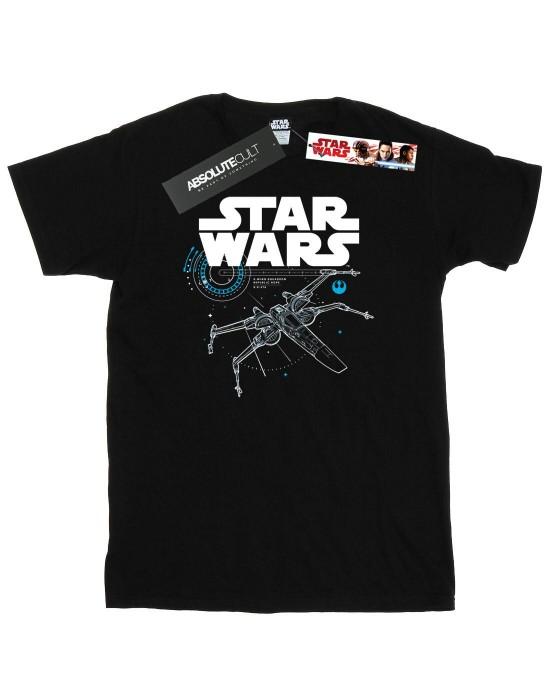 Star Wars heren het laatste Jedi X-Wing T-shirt