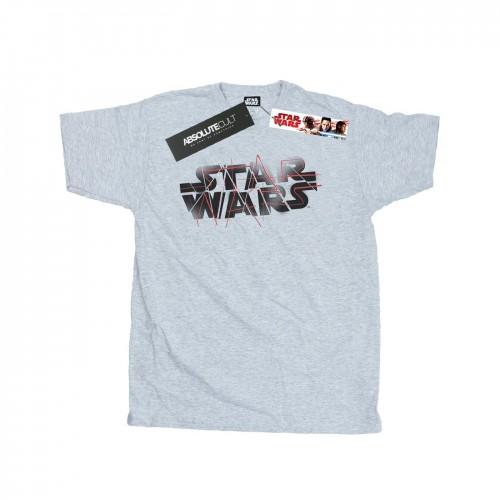 Star Wars heren het laatste Jedi Spray-logo T-shirt