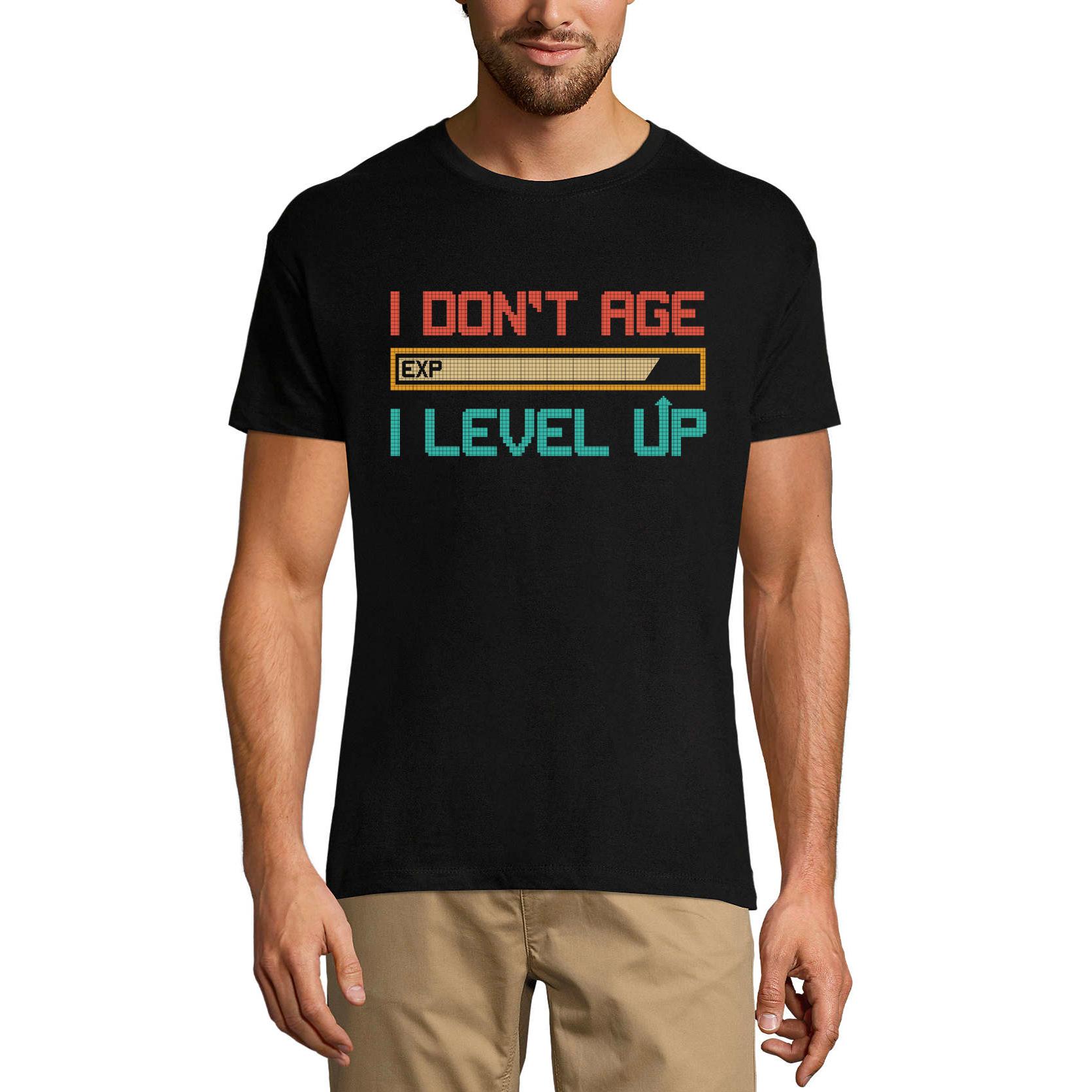 Ultrabasic Gaming T-shirt voor heren, ik word niet ouder, ik ga een niveau hoger - Gamer-verjaardagscadeau