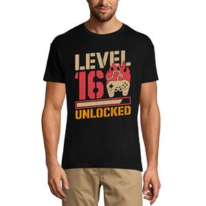 Ultrabasic Heren gaming T-shirt niveau 16 ontgrendeld - 16e verjaardagscadeau - Gamer T-shirt