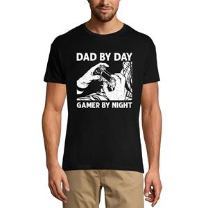 Ultrabasic Heren T-shirt Dad By Dad Gamer By Night - Papa's gaming-T-shirt