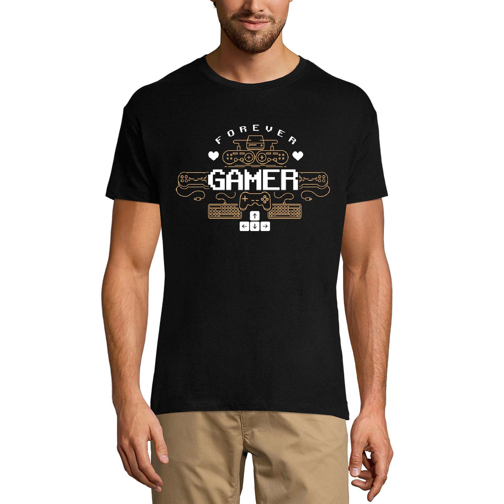 Ultrabasic Grafisch heren T-shirt Forever Gamer - Gamingshirt - Gamer Life