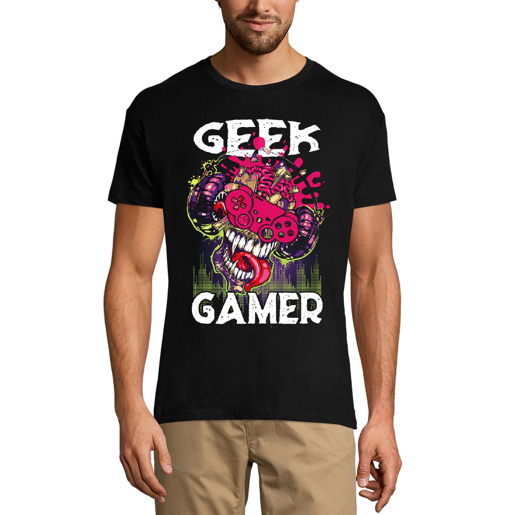 Ultrabasic Grafisch heren T-shirt Geek Gamer - Vintage shirt - Gamingkleding