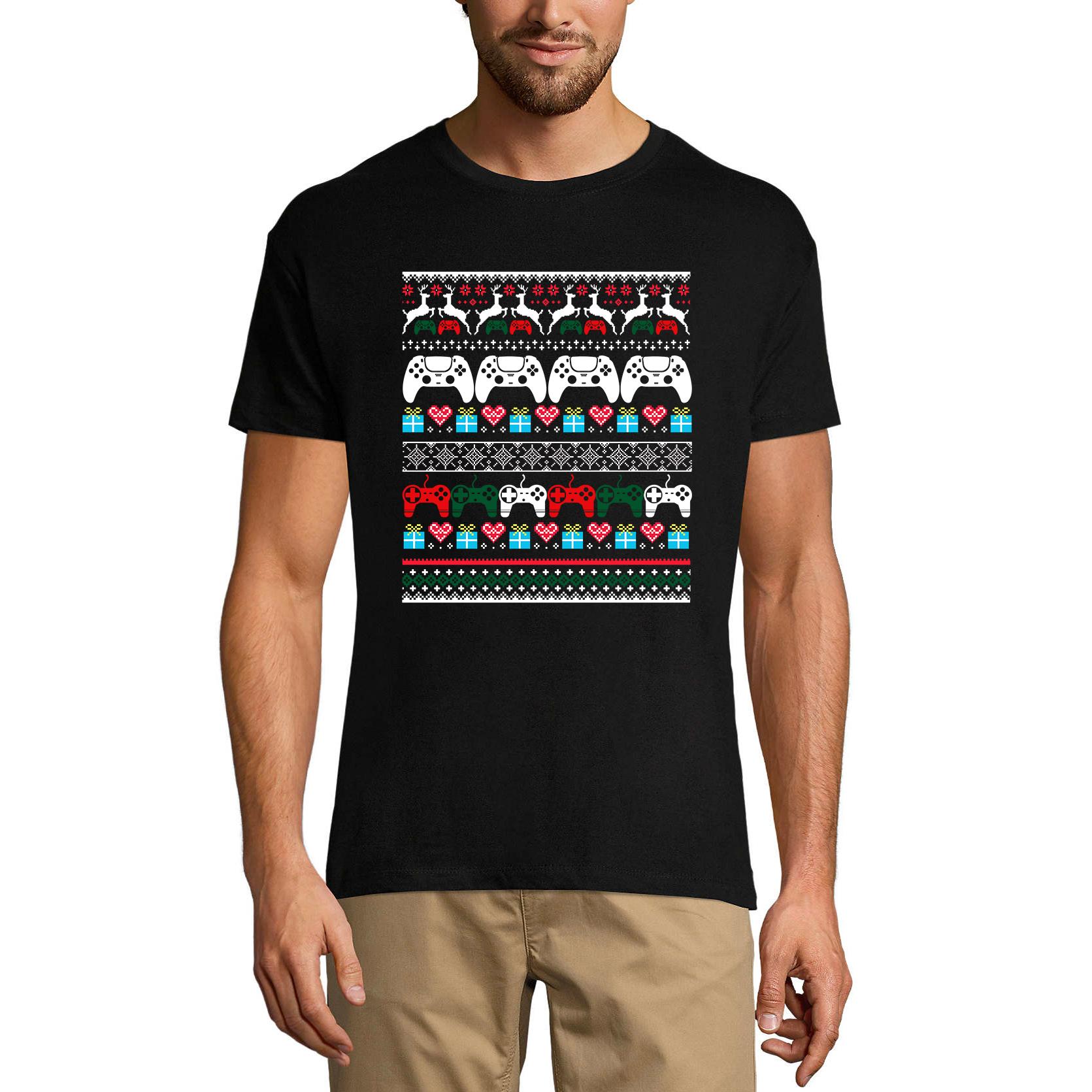 Ultrabasic Grafisch T-shirt voor heren Gamer Joystick - Grappig shirt voor Kerstmis