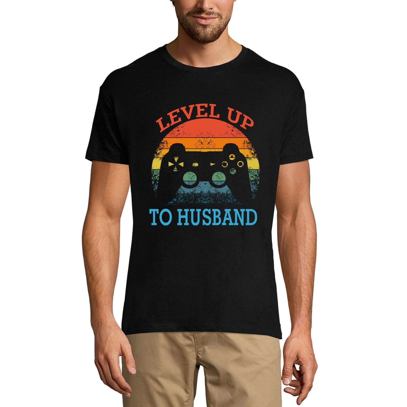 Ultrabasic Grafisch T-shirt voor heren, niveau tot echtgenoot, grappig gaming-shirt voor hem