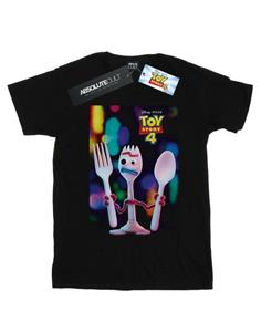 Disney Heren Toy Story 4 Forky Poster T-shirt