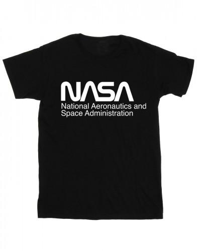 NASA herenlogo éénkleurig T-shirt