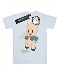 Looney Tunes Heren Porky Pig Distressed T-shirt