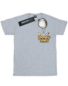Looney Tunes Heren Group T-shirt met nepzak