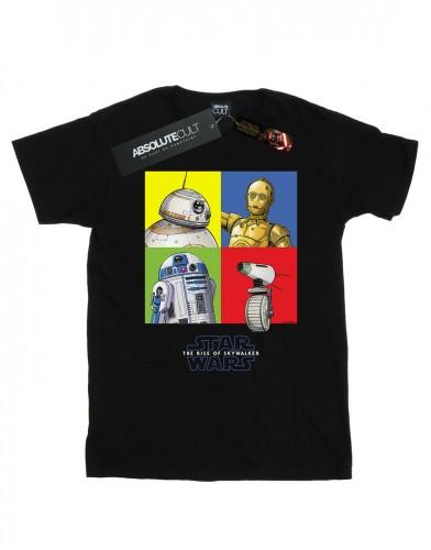 Star Wars: The Rise of Skywalker Star Wars: De opkomst van Skywalker Heren Star Wars De opkomst van Skywalker Droid Squares T-shirt