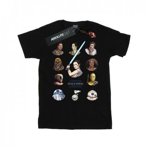 Star Wars: The Rise of Skywalker Heren Star Wars The Rise Of Skywalker Resistance Character Line Up T-shirt