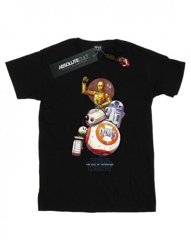 Star Wars: The Rise of Skywalker Star Wars: De opkomst van Skywalker Heren Star Wars De opkomst van Skywalker Droids illustratie T-shirt