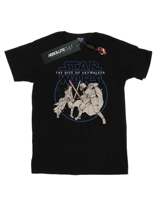 Star Wars: The Rise of Skywalker Star Wars: De opkomst van Skywalker Heren Star Wars De opkomst van Skywalker Rey en Kylo Combat T-shirt